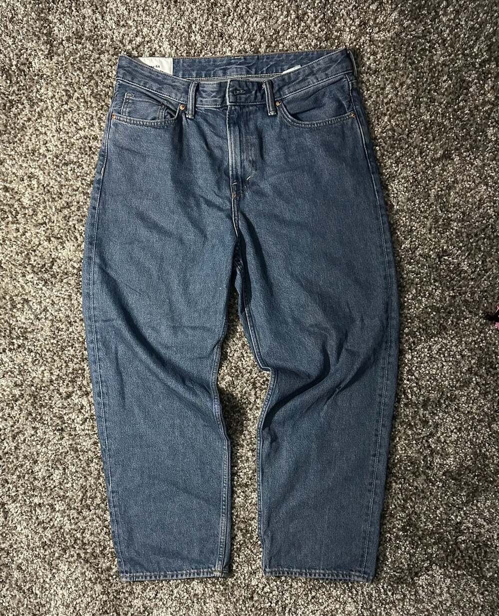 H&M Loose Fit Jeans Size 33/30 Blue Denim